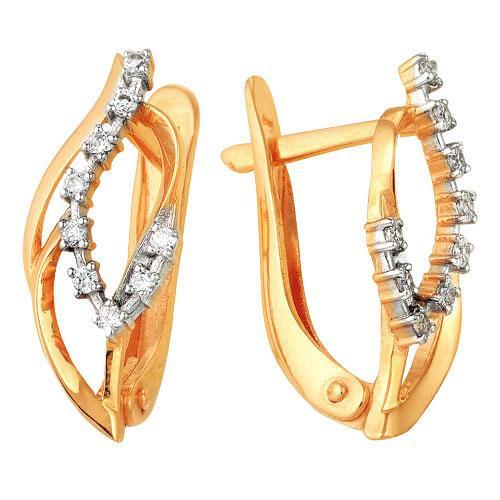 Серьги из золота 585 пробы 42-0094