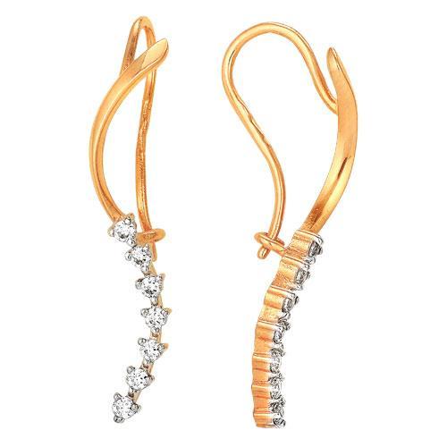 Серьги из золота 585 пробы 42-0099