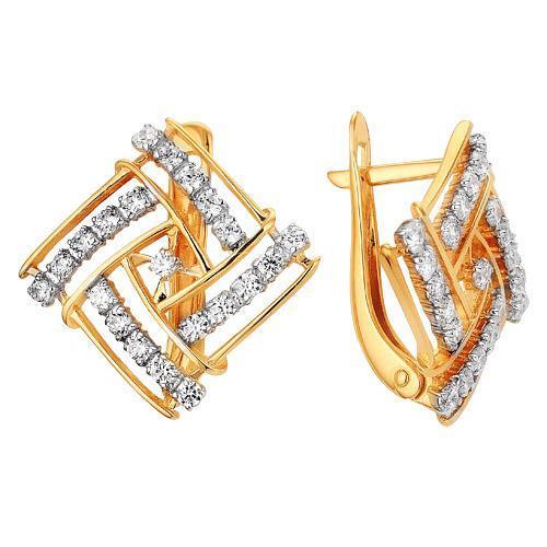 Серьги из золота 585 пробы 42-0104