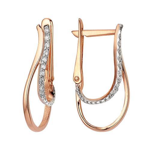 Серьги из золота 585 пробы 42-0117