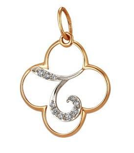 Подвеска из золота 585 пробы 43-0077 Подвеска из золота 585 пробы 43-0077