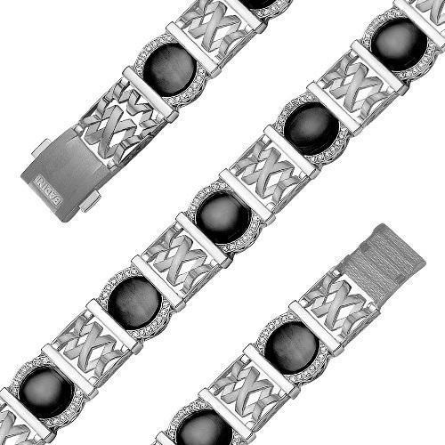 Браслет из серебра 925 пробы 46-0017-s.