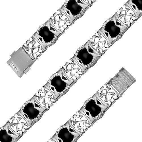 Браслет из серебра 925 пробы 46-0018-s.