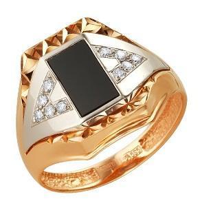 Печатка из золота 585 пробы 51-0049