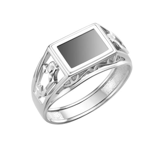 Печатка из серебра 925 пробы 51-0077-s Печатка из серебра 925 пробы 51-0077-s