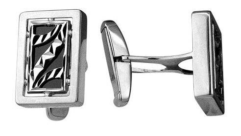 Запонки из серебра 925 пробы 59-0012-s