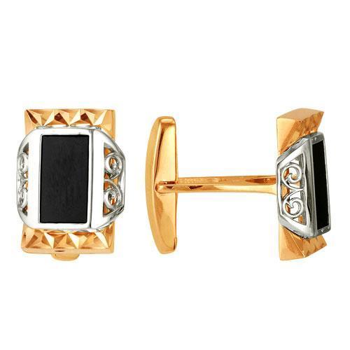 Запонки из золота 585 пробы 59-0016