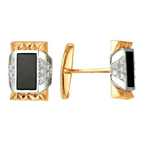 Запонки из золота 585 пробы 59-0020