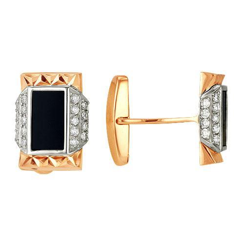 Запонки из золота 585 пробы 59-0022