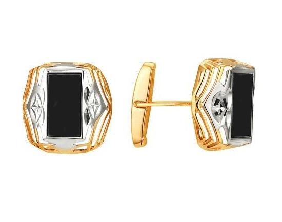 Запонки из золота 585 пробы 59-0024 Запонки из золота 585 пробы 59-0024