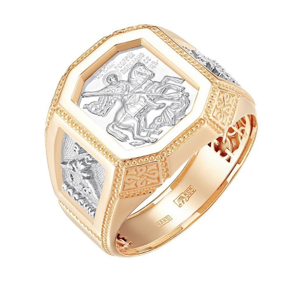 Печатка из золота 585 пробы 01-0058