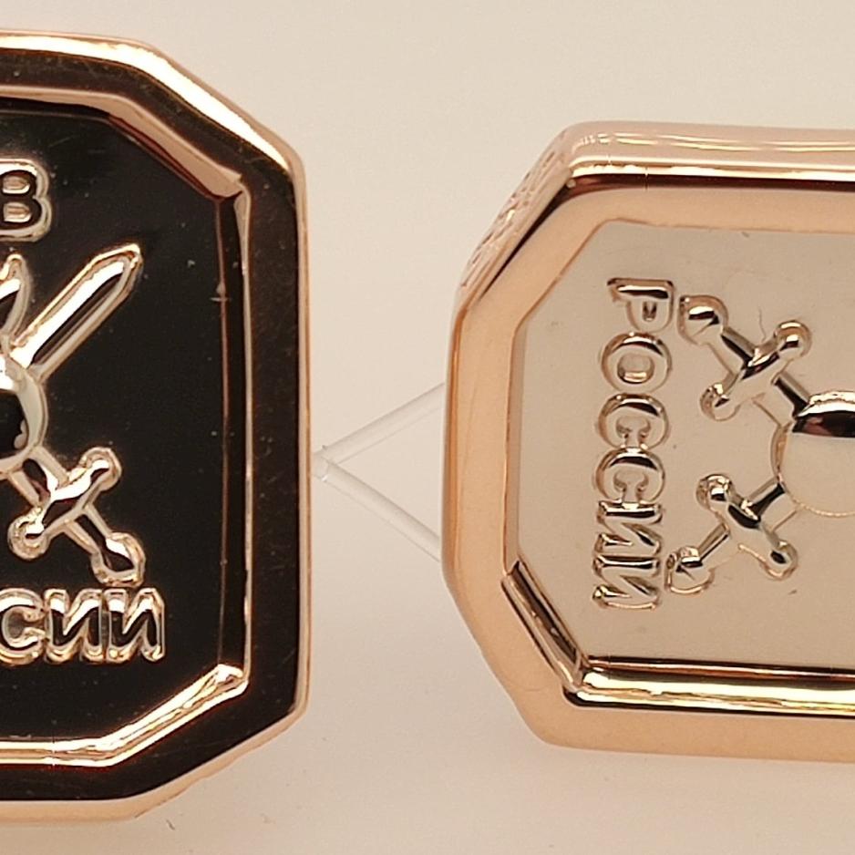 Запонки из золота 585 пробы