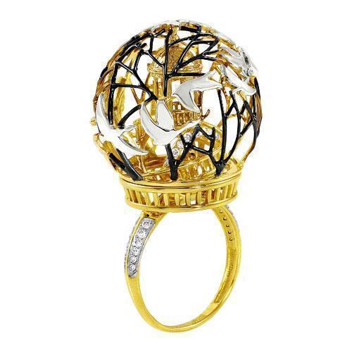 Кольцо из золота 585 пробы 11-0006