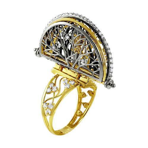 Кольцо из золота 750 пробы 11-0007с