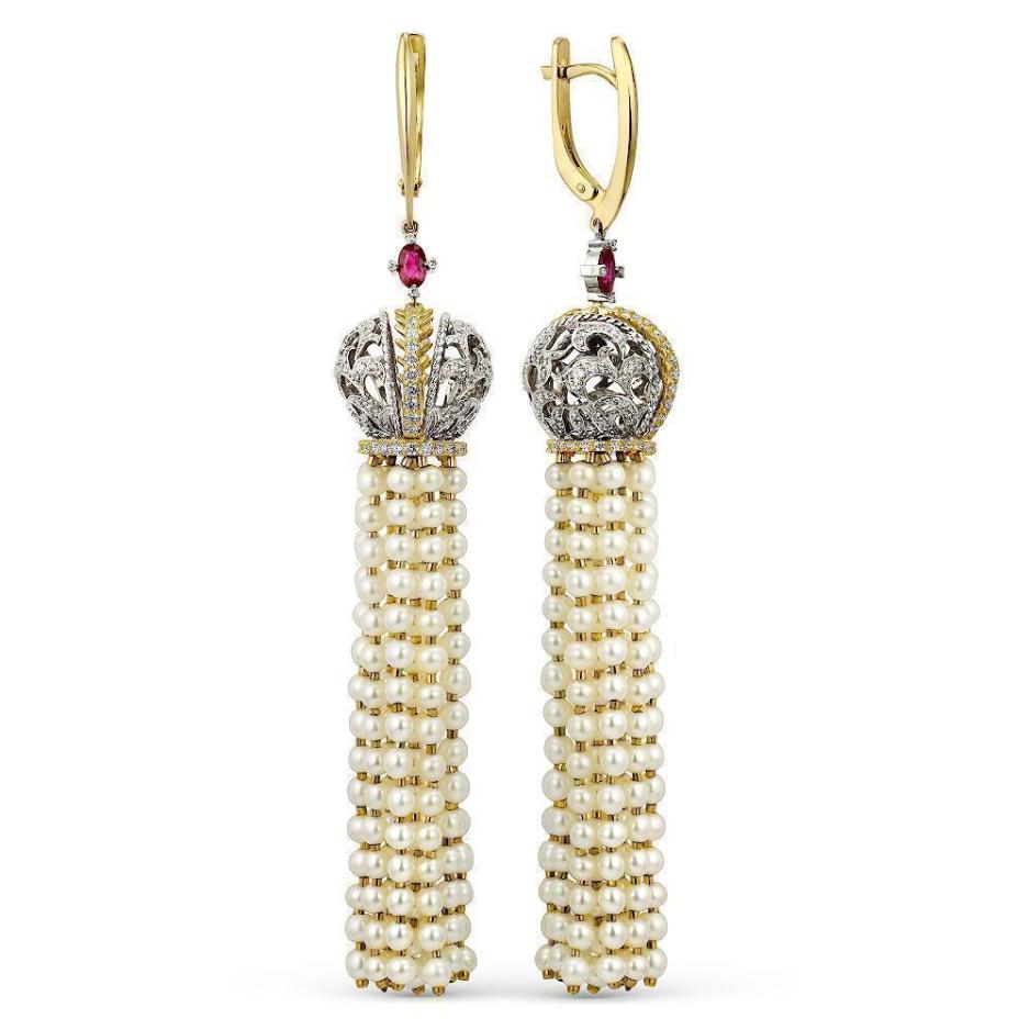 Серьги из золота 585 пробы 12-0003