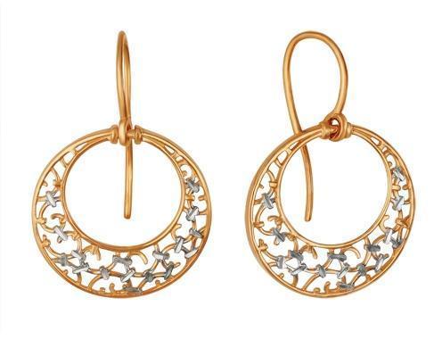 Серьги из золота 585 пробы 22-0030