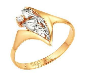 Кольцо из золота 585 пробы 31-0173