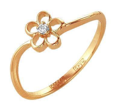 Кольцо из золота 585 пробы 31-0237