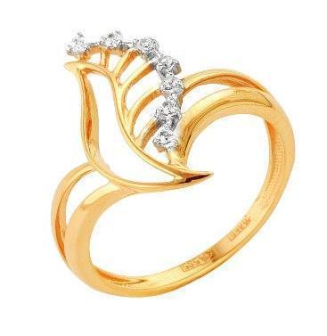 Кольцо из золота 585 пробы 31-0281