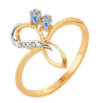 Кольцо из золота 585 пробы 31-0289