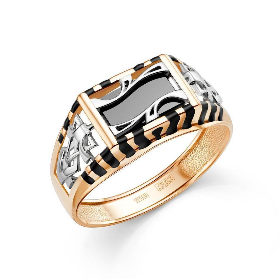 Печатка из золота 585 пробы 31-0296