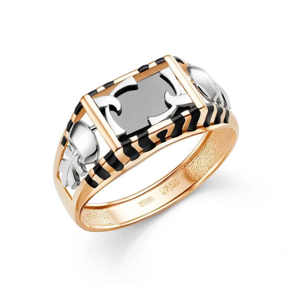 Печатка из золота 585 пробы 31-0298