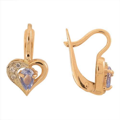 Серьги из золота 585 пробы 32-0014