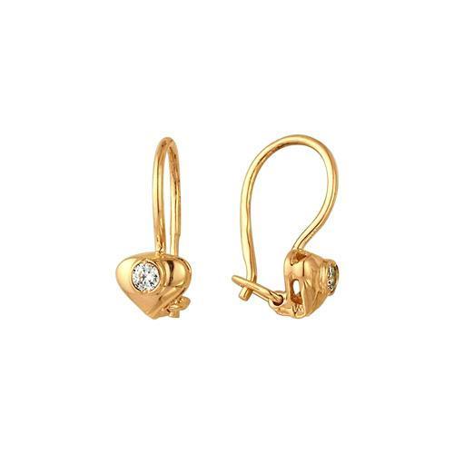 Серьги из золота 585 пробы 32-0044 Серьги из золота 585 пробы 32-0044