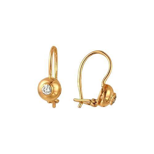 Серьги из золота 585 пробы 32-0045