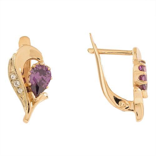 Серьги из золота 585 пробы 32-0046