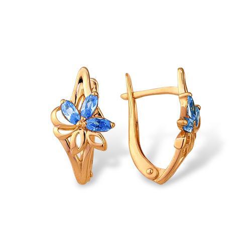 Серьги из золота 585 пробы 32-0049