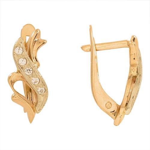 Серьги из золота 585 пробы 32-0085