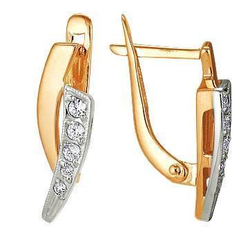 Серьги из золота 585 пробы 32-0090