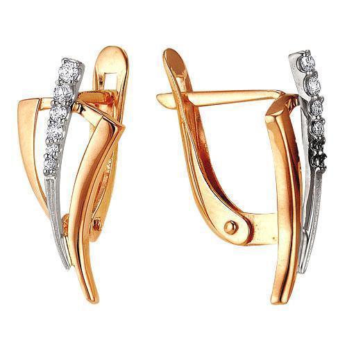 Серьги из золота 585 пробы 32-0118
