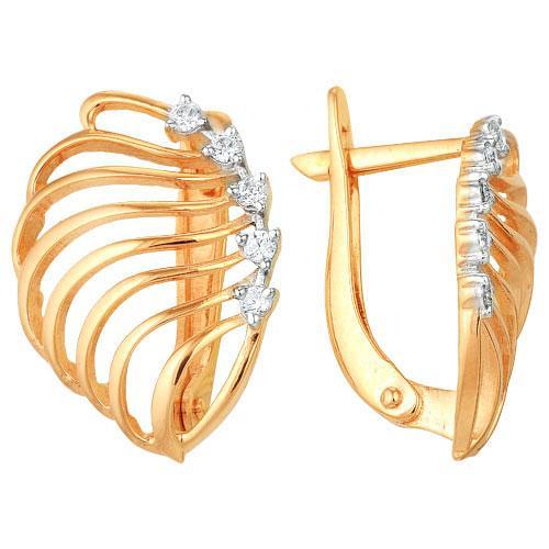 Серьги из золота 585 пробы 32-0170