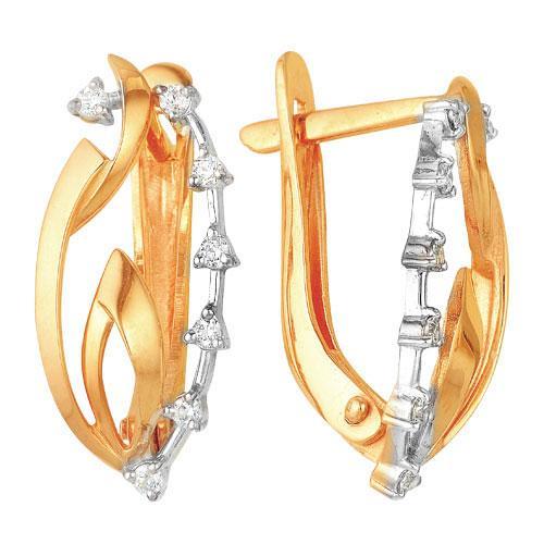 Серьги из золота 585 пробы 32-0172