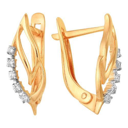 Серьги из золота 585 пробы 32-0173
