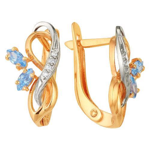 Серьги из золота 585 пробы 32-0175