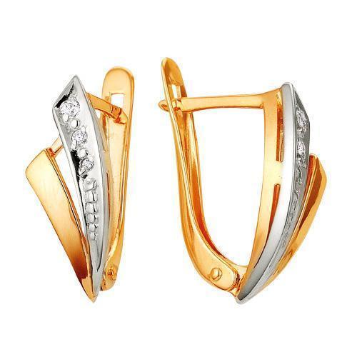 Серьги из золота 585 пробы 32-0180