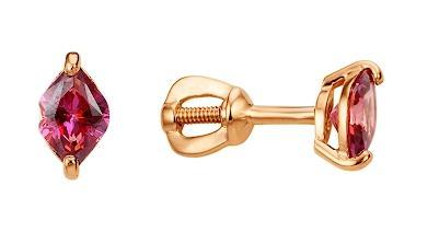 Серьги из золота 585 пробы 32-0195 Серьги из золота 585 пробы 32-0195