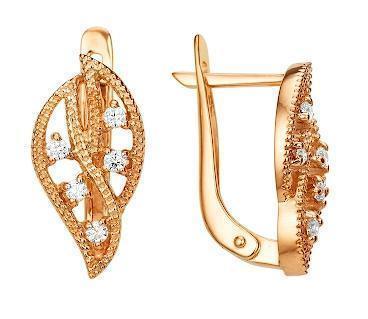Серьги из золота 585 пробы 32-0198