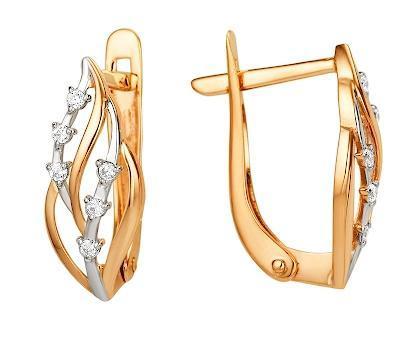 Серьги из золота 585 пробы 32-0201