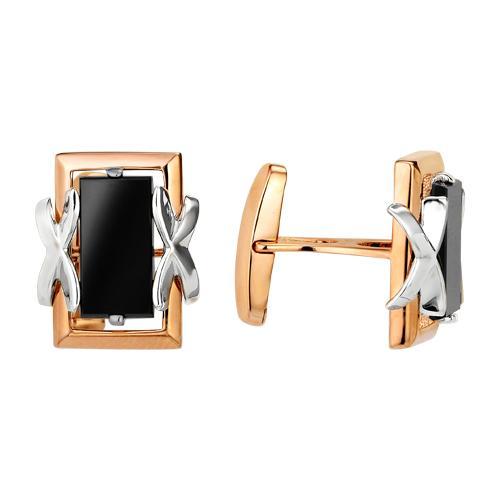 Запонки из золота 585 пробы 39-0006