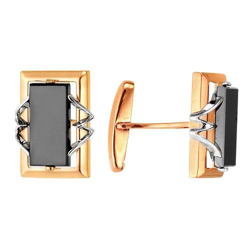 Запонки из золота 585 пробы 39-0007