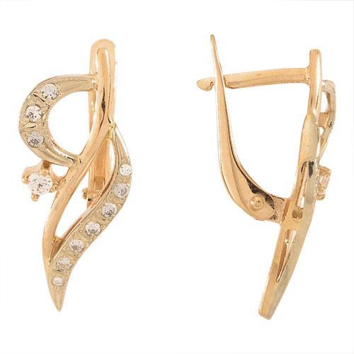 Серьги из золота 585 пробы 42-0029
