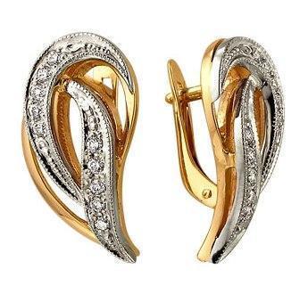 Серьги из золота 585 пробы 42-0060