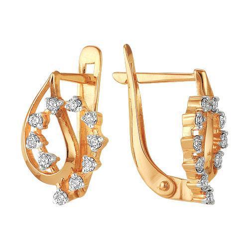 Серьги из золота 585 пробы 42-0062 Серьги из золота 585 пробы 42-0062