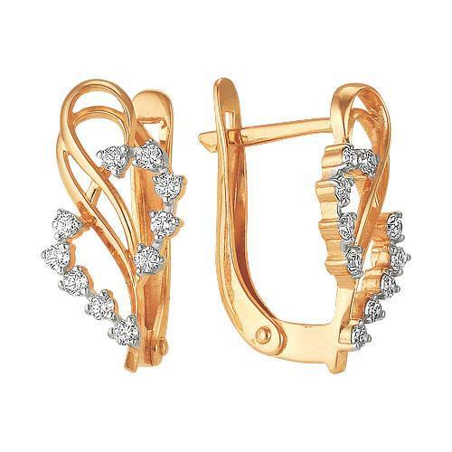 Серьги из золота 585 пробы 42-0063