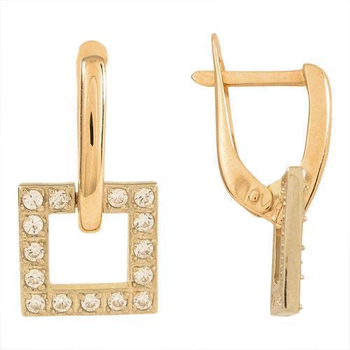 Серьги из золота 585 пробы 42-0075