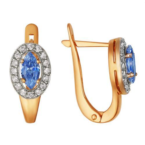 Серьги из золота 585 пробы 42-0078